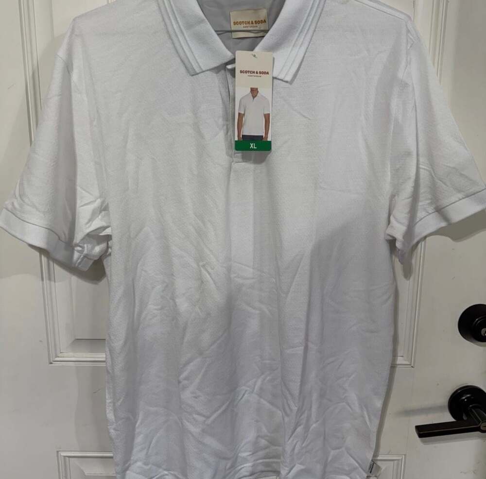 Scotch & Soda Amsterdam Men's Short Sleeve Pique Polo Shirt